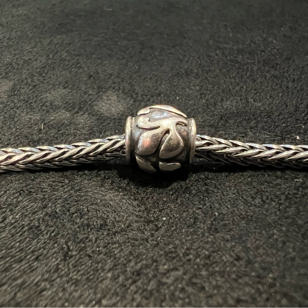 Pandora Retired Friendly Florets Silver Charm